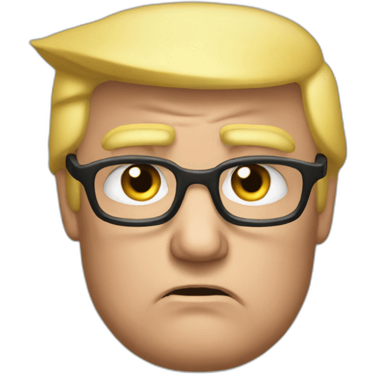 trump grumpy emoji