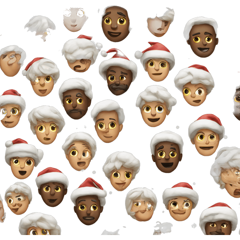 White Christmas emoji