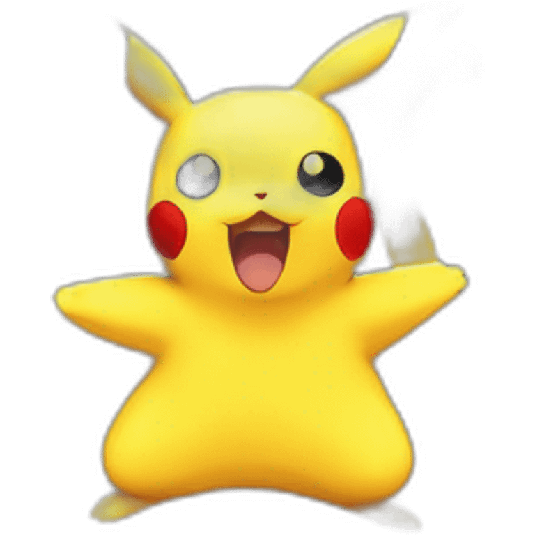 Pikachu qui vomit emoji