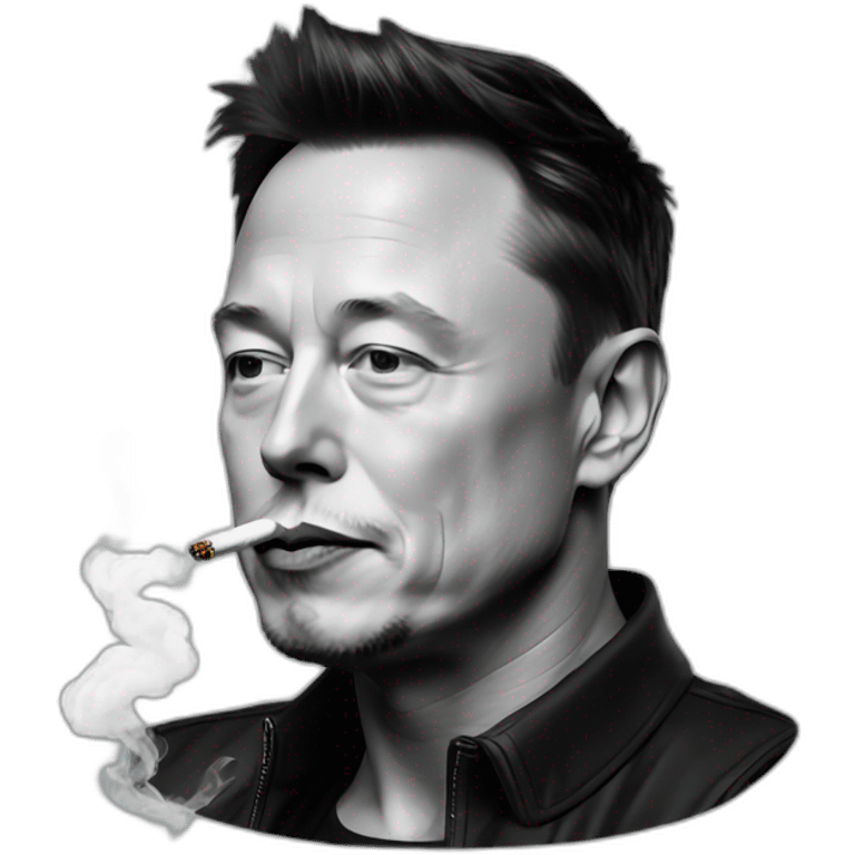 elon musk smoking emoji