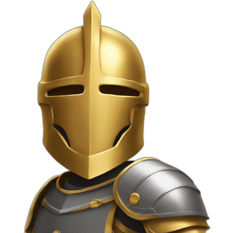 gold knight emoji