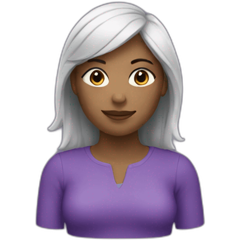 women-purple emoji