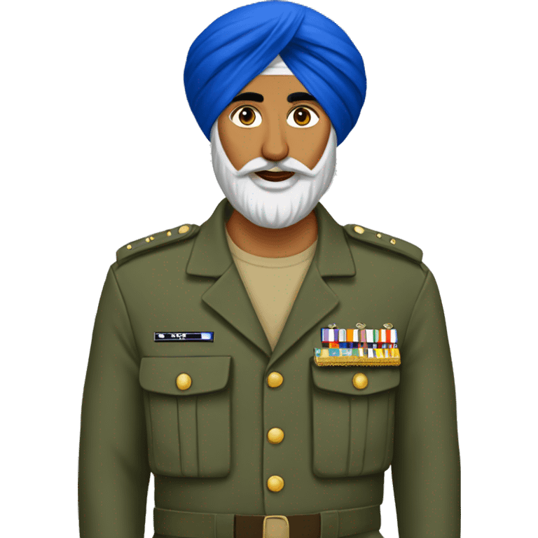 Sikh army man emoji