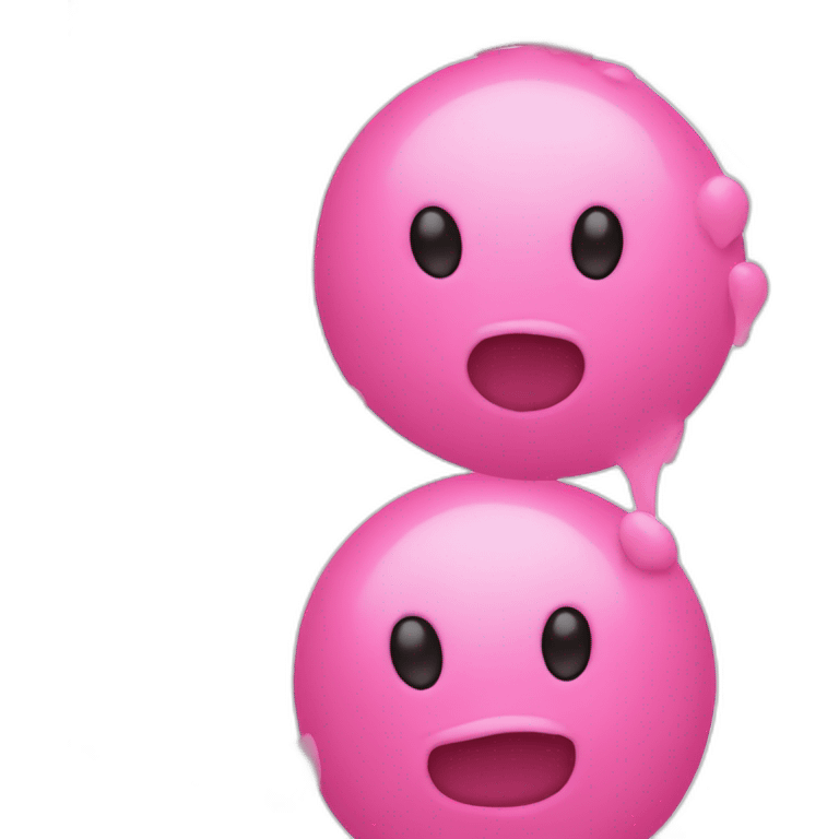 pink baloool coriandoli party emoji