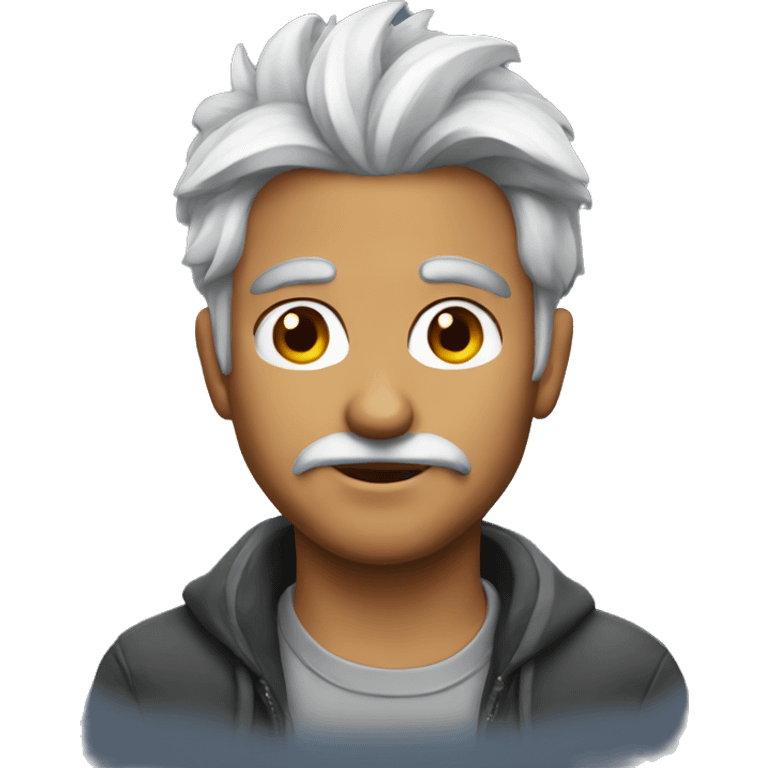 Silver fox  emoji