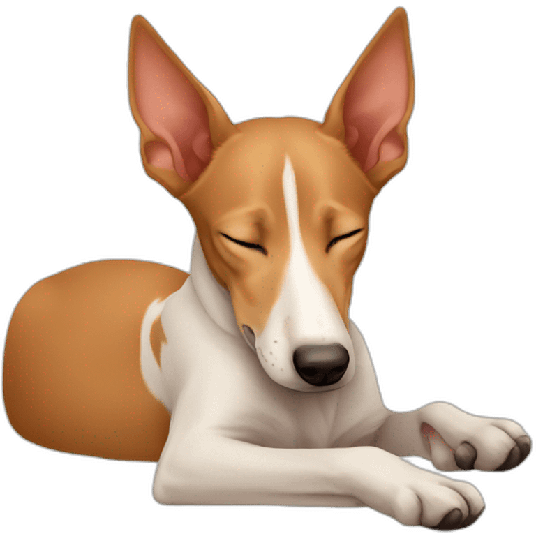 Podenco sleeping emoji