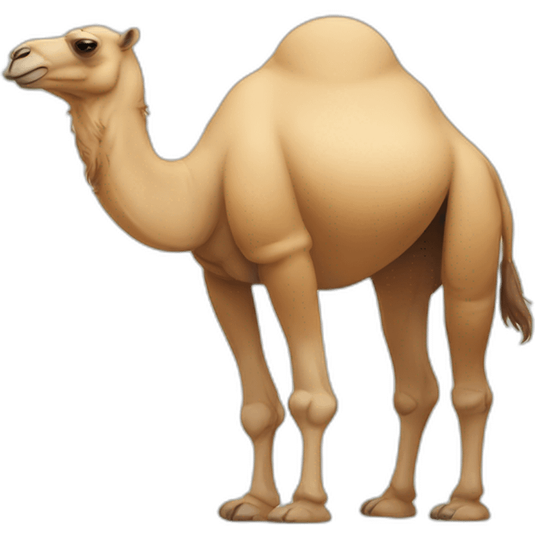 Fat anthro camel emoji