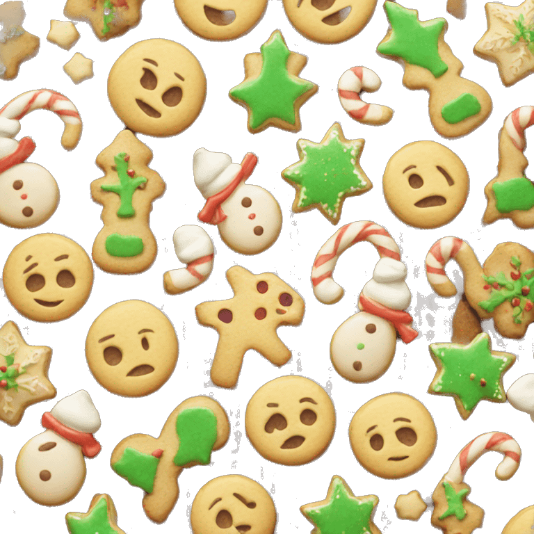 christmas cookies emoji