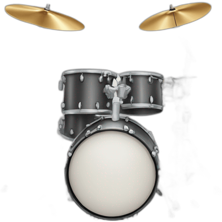 Metal drum kit emoji