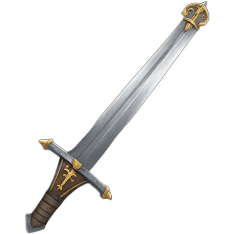 Crusader sword emoji