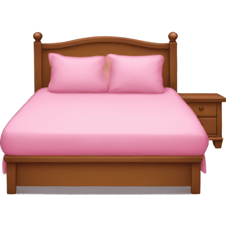 pink bed emoji