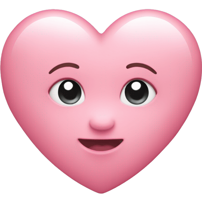 baby pink love heart emoji