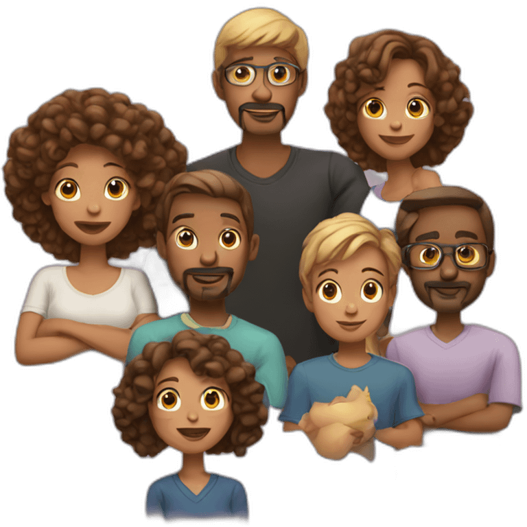 Que la famille emoji