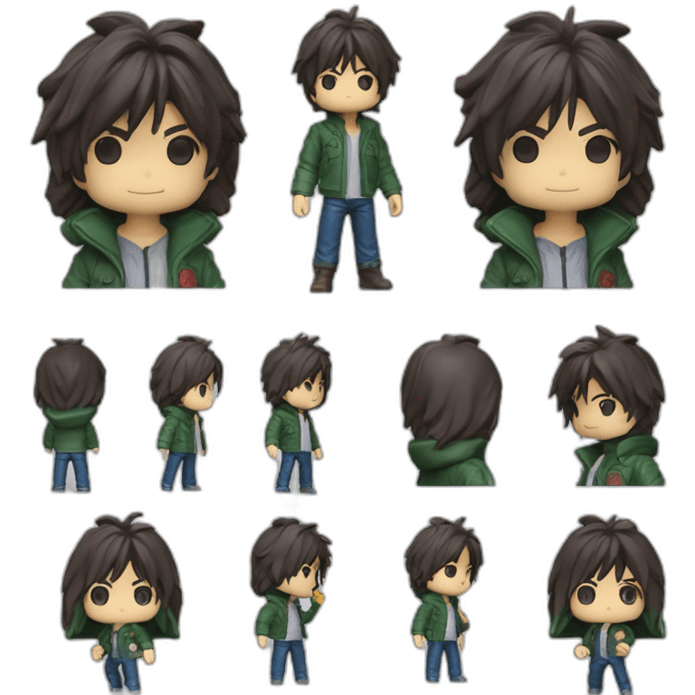 Figurine nendoroid nicky larson pa de la chaînes de petits pois emoji