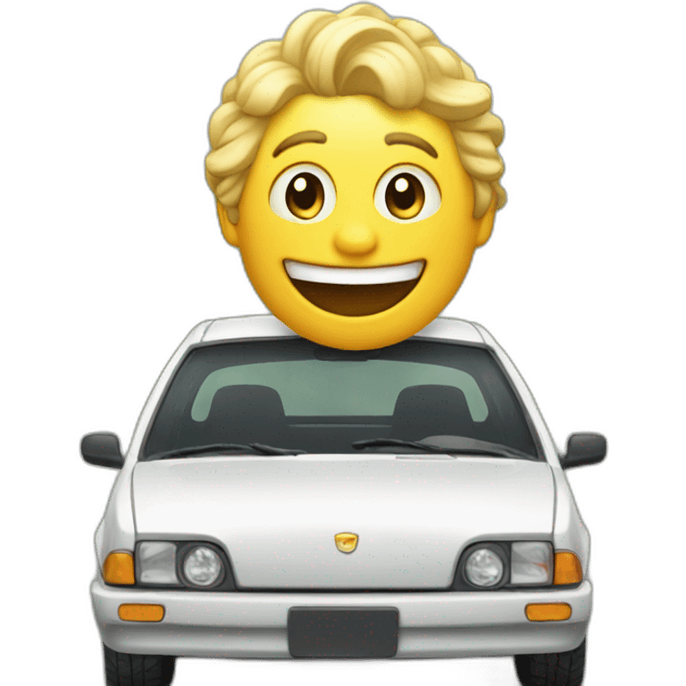 happy-car emoji