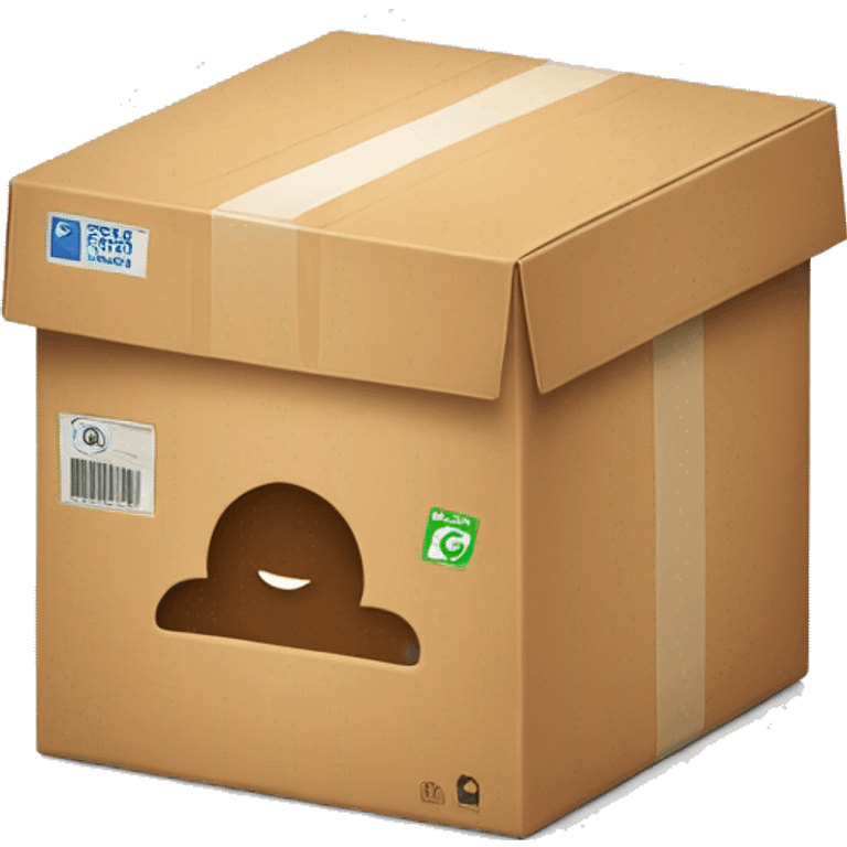 Delivery box emoji