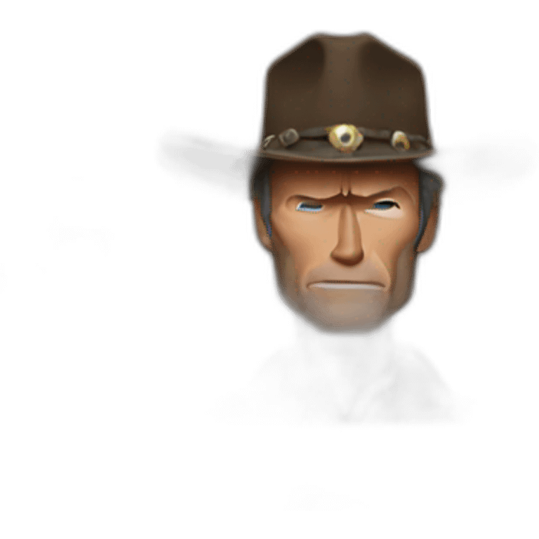 Clint eastwood western emoji