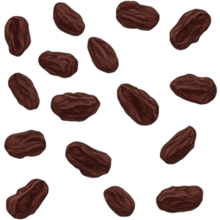 dried raisin emoji