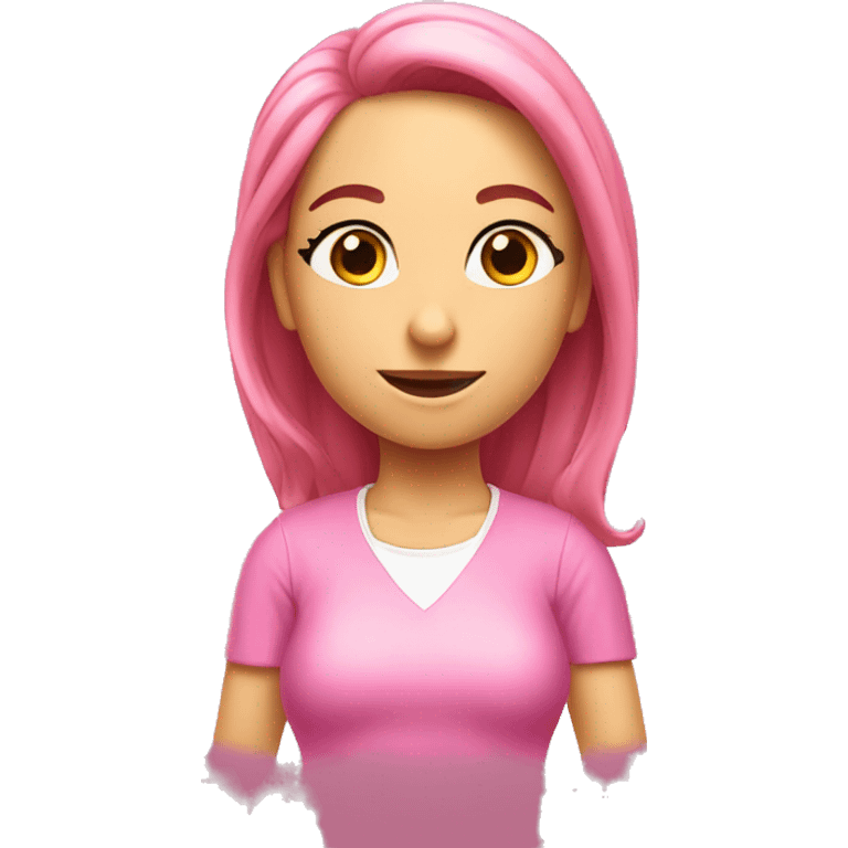 Gioco rosa emoji