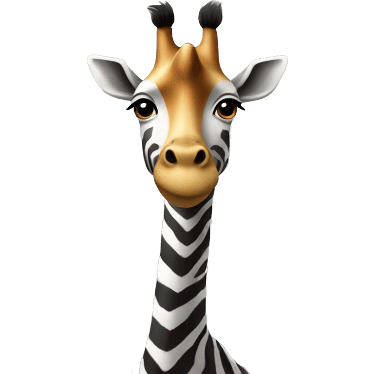 Zebra giraffe emoji