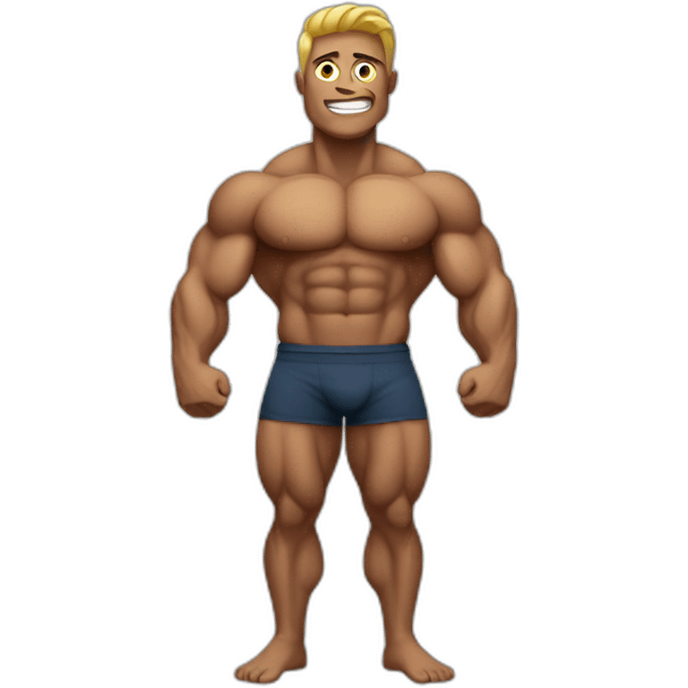 body builder emoji