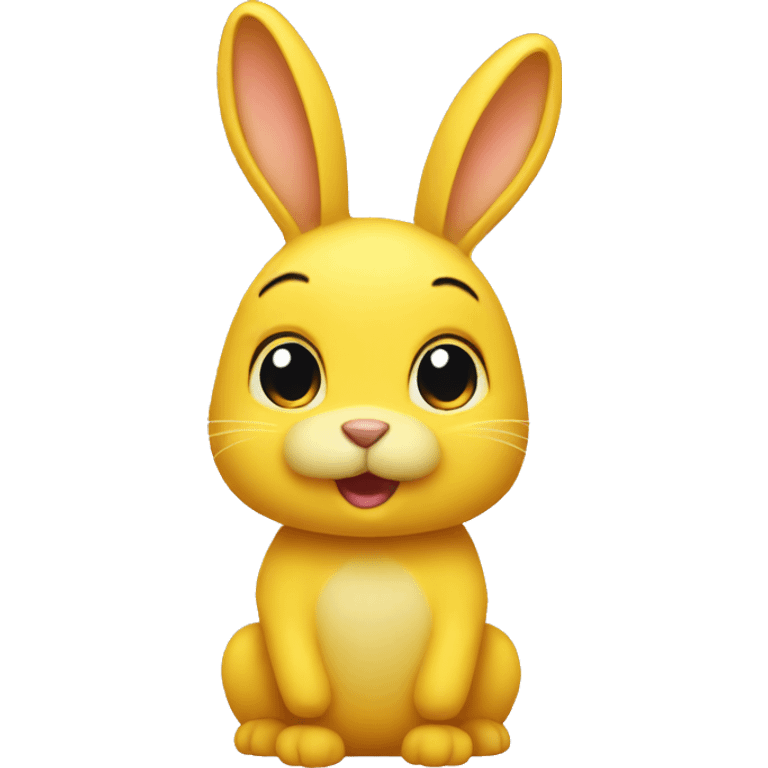 yellow bunny emoji