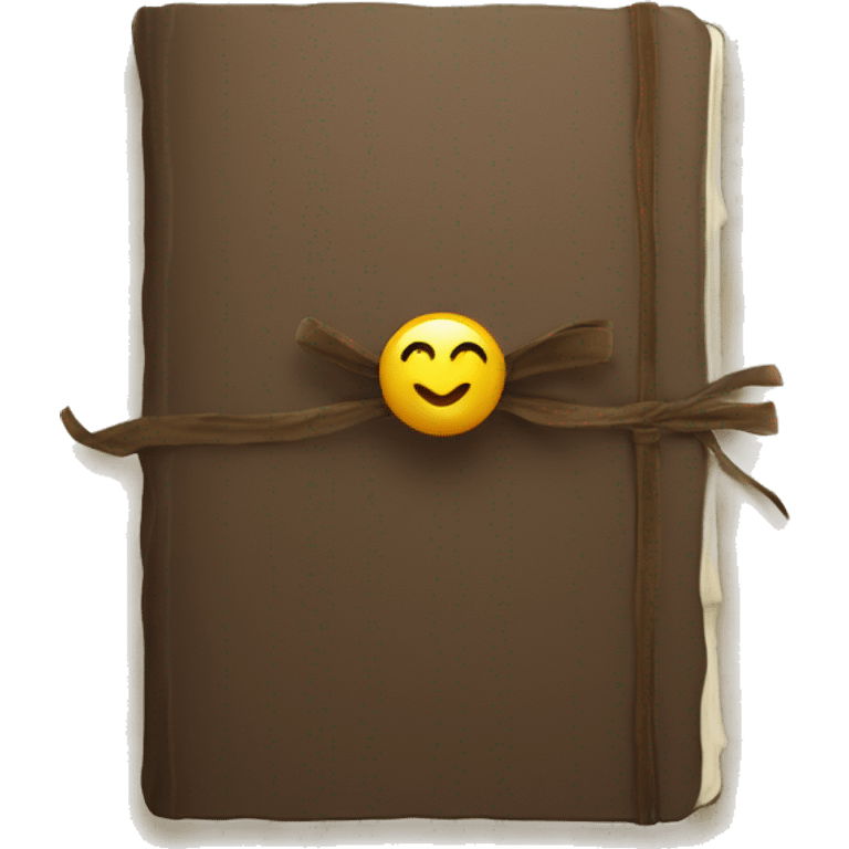 journal with bow emoji