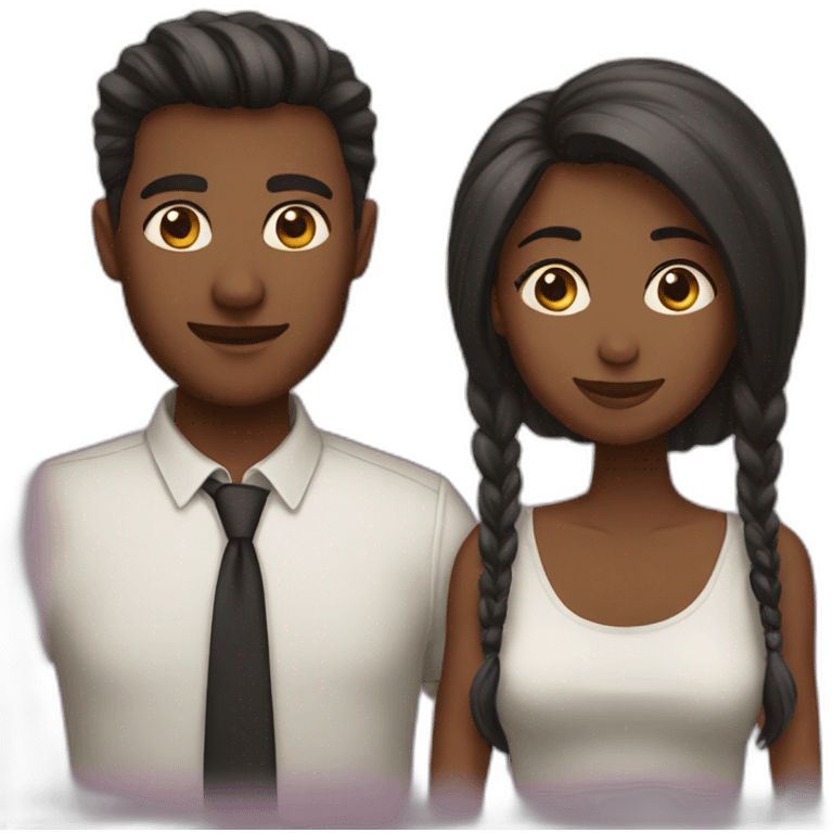 Couple allongé  emoji