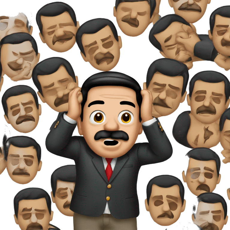 Nicolás Maduro llorando emoji