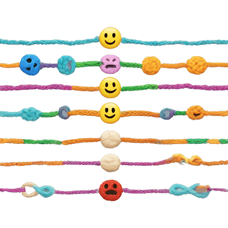 Friendship bracelets emoji