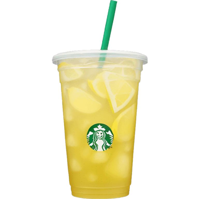 Starbucks lemonade  emoji