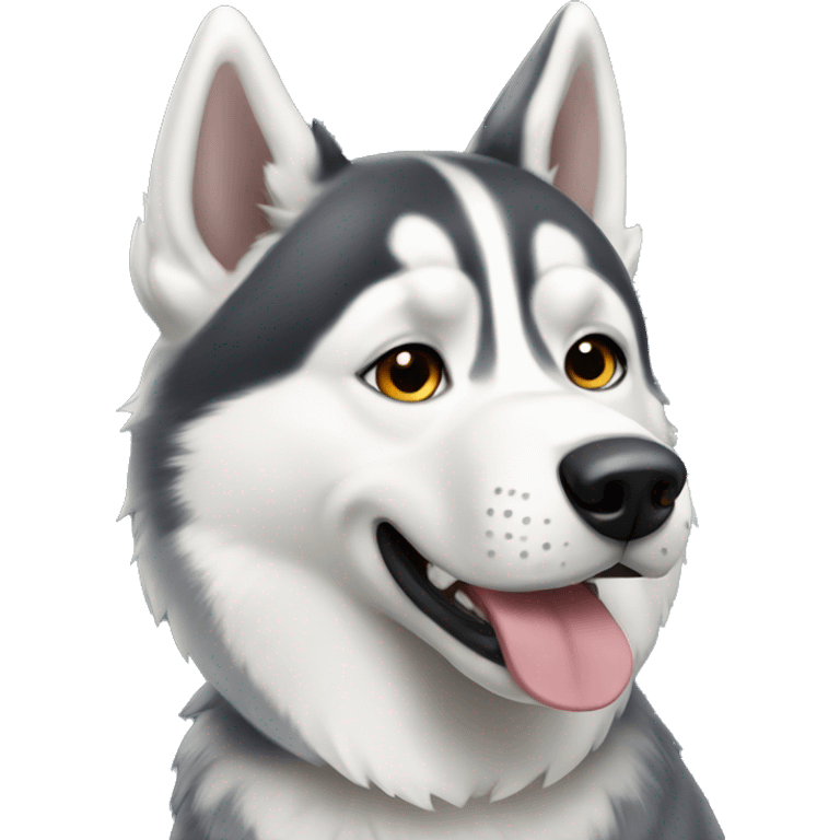 Husky dog emoji