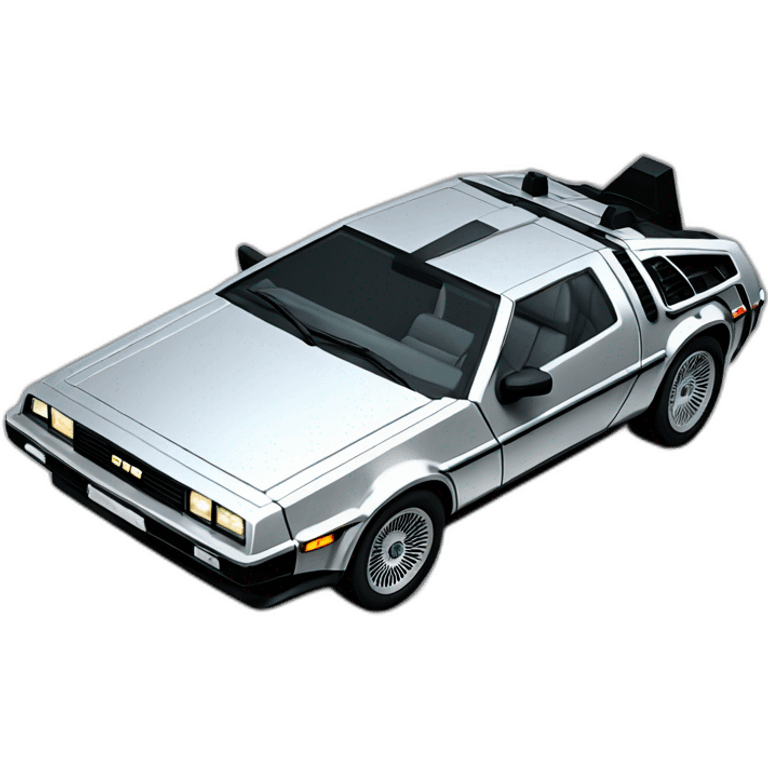 delorean emoji