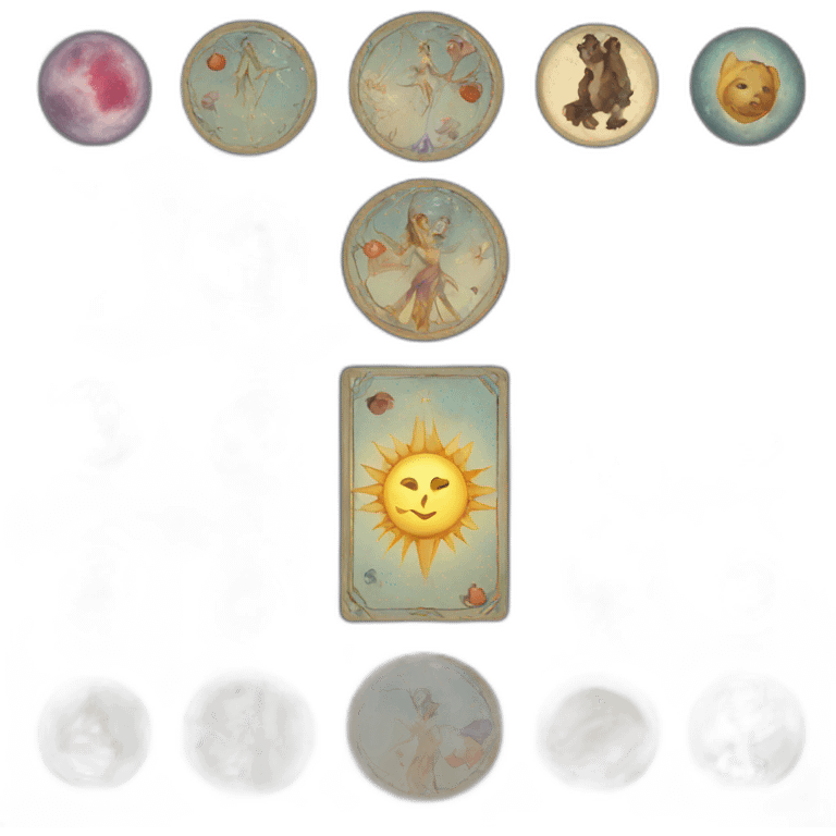 Tarot spread emoji