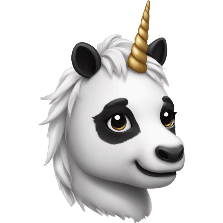 Unicorn panda emoji