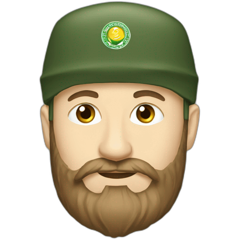 ramzan kadyrov with cap and long beard emoji