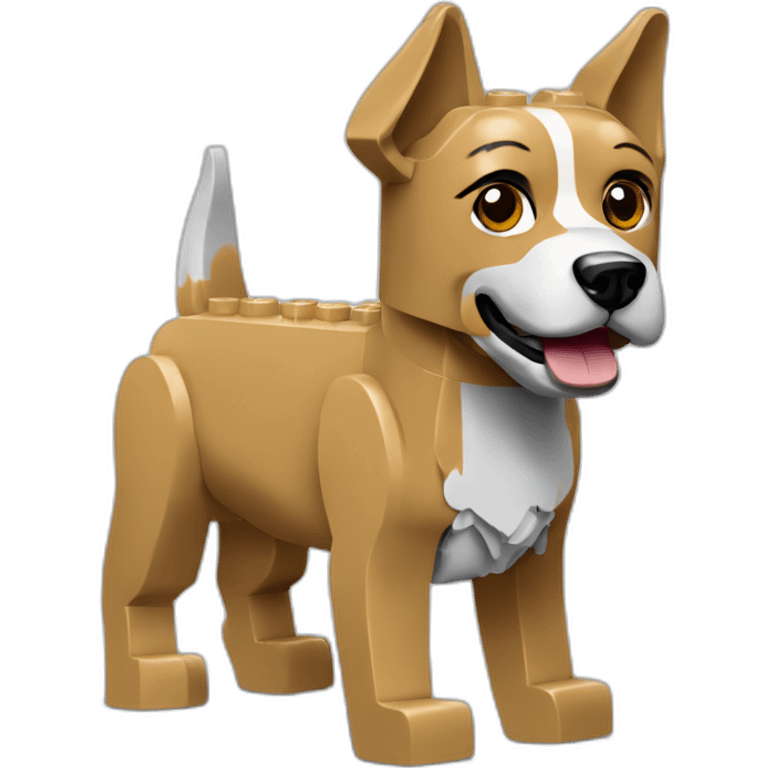 Lego-dog emoji