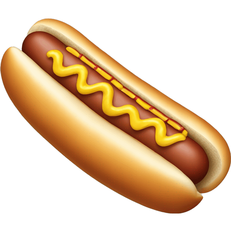 Big fat hot dog emoji