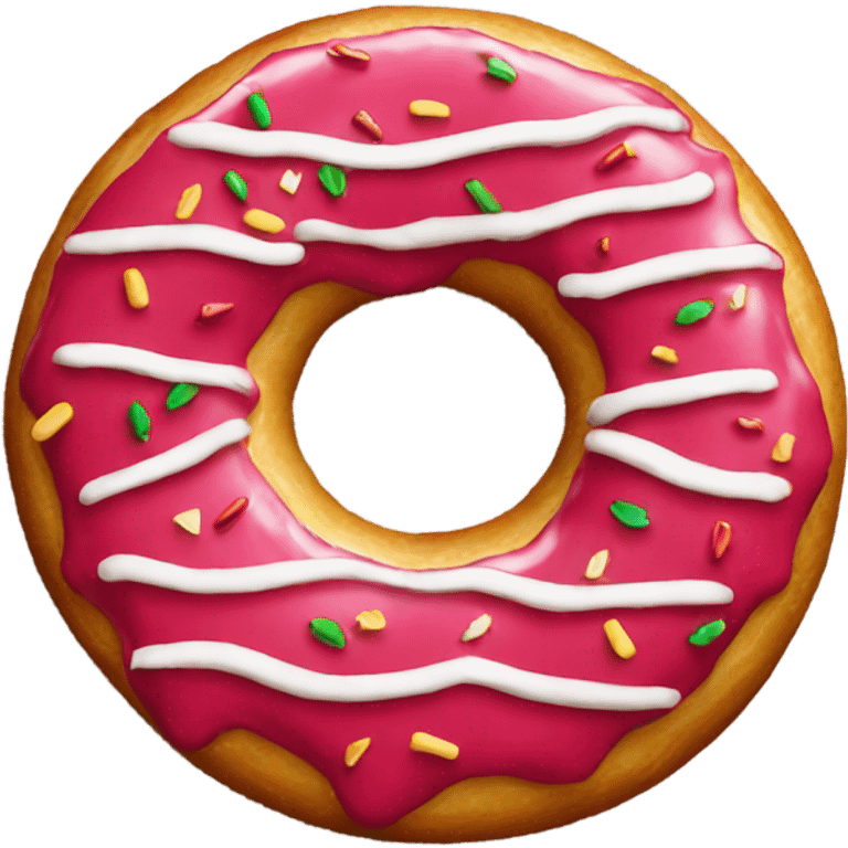 Christmas donut  emoji