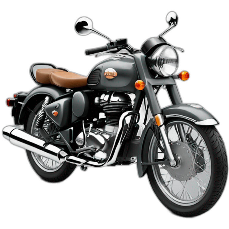 royal enfield classic 350 gunmetal grey BR emoji