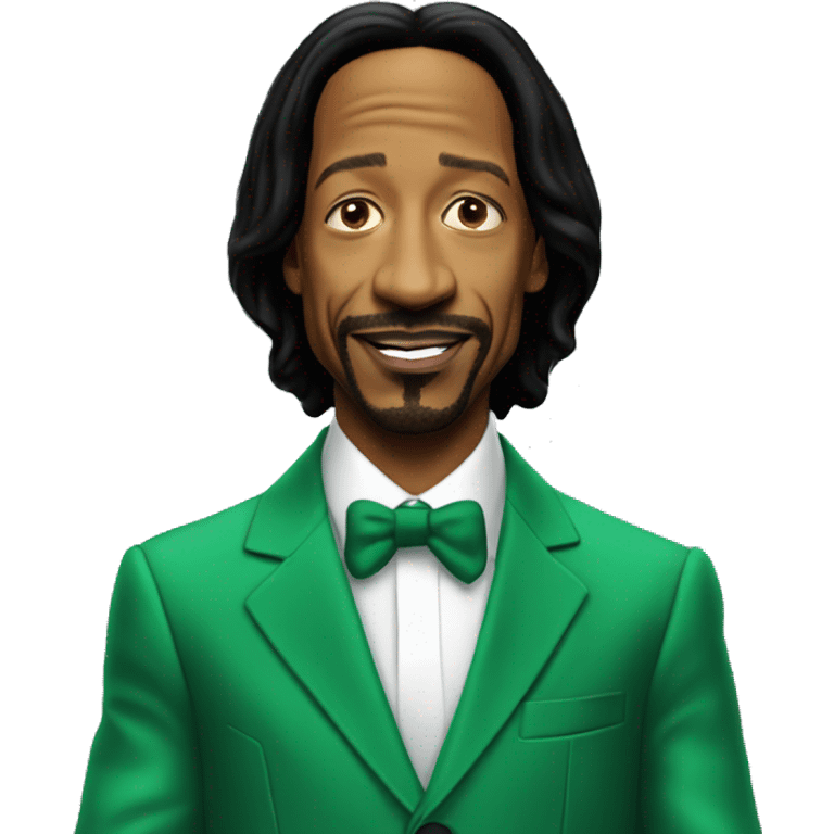 Katt Williams in green suit emoji