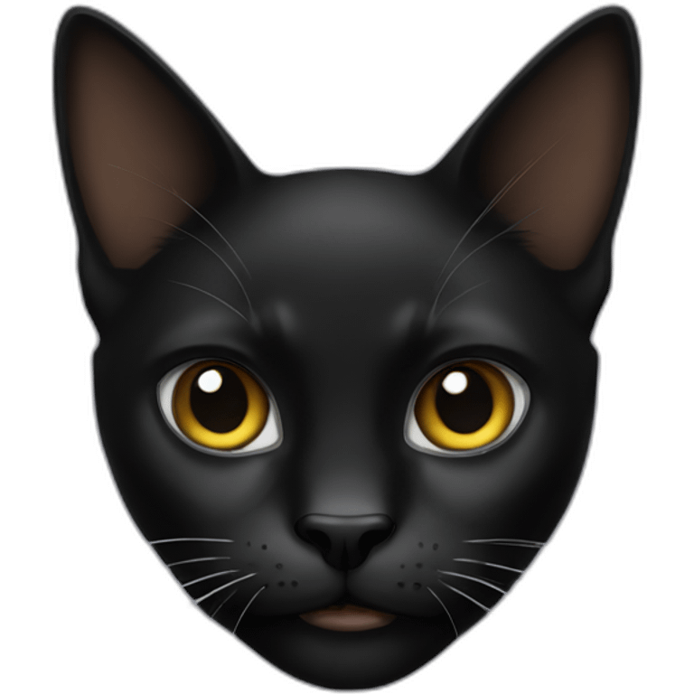 rebel black cat emoji