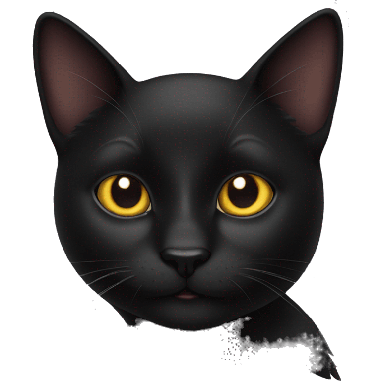 Black cat emoji