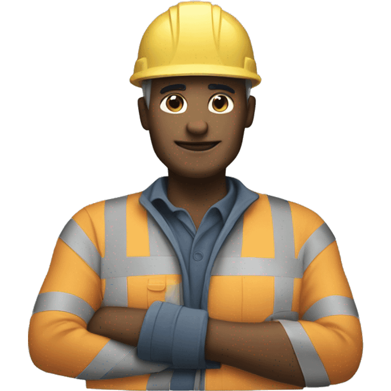 Blueprint construction man emoji