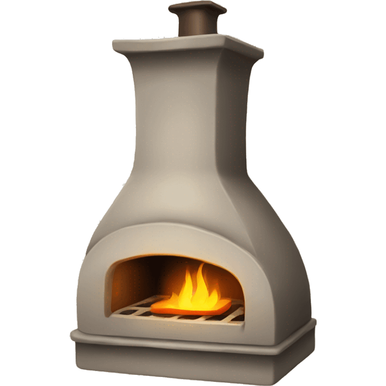 potter fire oven with a flame over it emoji