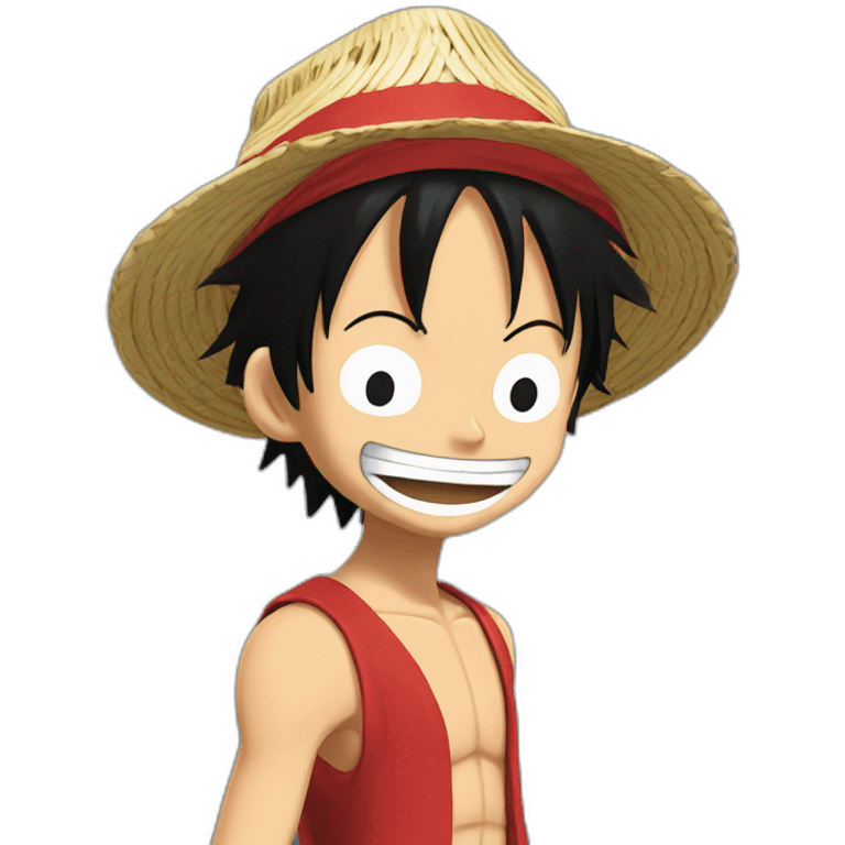 Monkey D luffy Dancing emoji