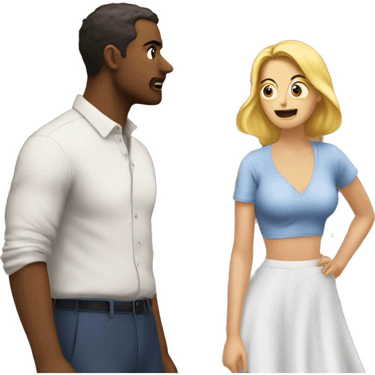 Distracted Boyfriend: Iconic-style Candid Likeness Meme

A man on a city street turns to look at another woman, while his girlfriend reacts angrily. A vivid scene of contrasting attention. emoji