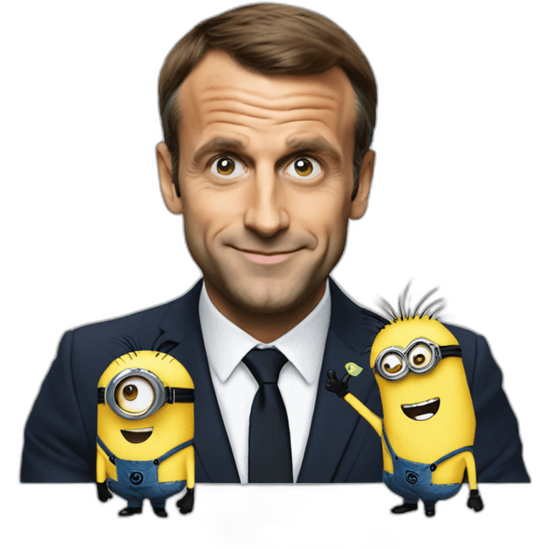 emanuel macron en minion emoji