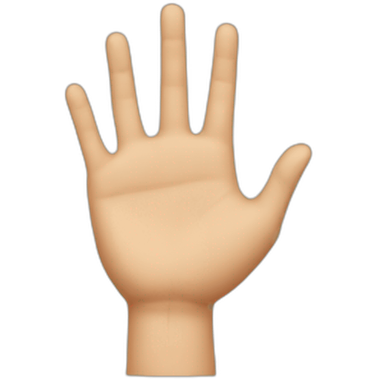 reale Hand emoji