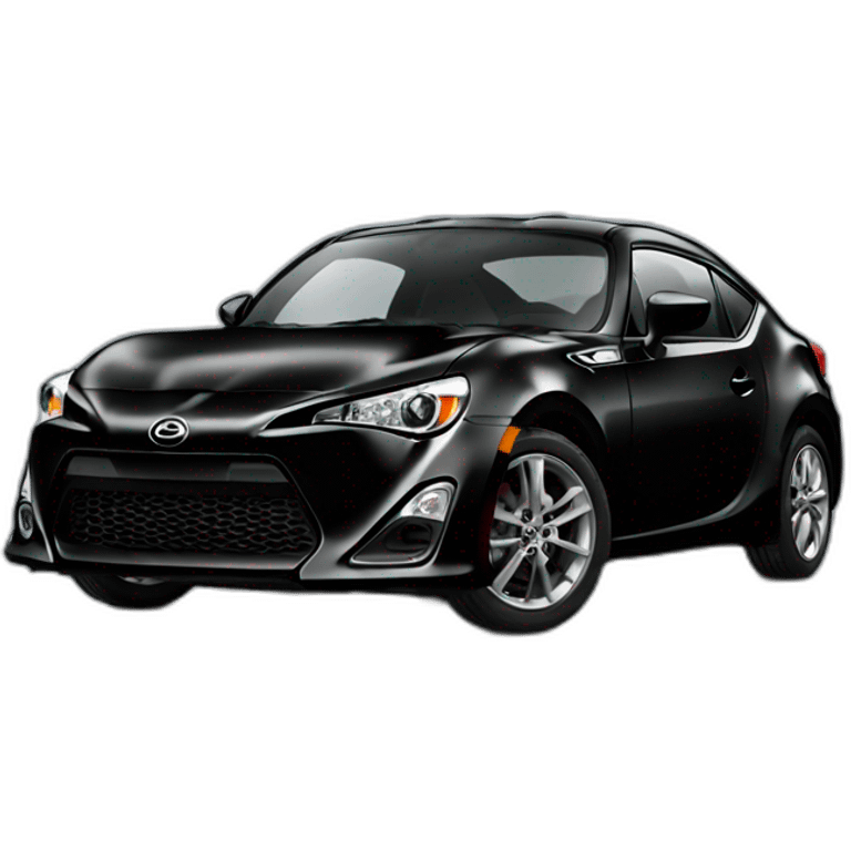 Scion black car emoji